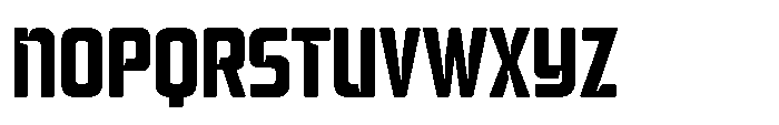 Mysteron Notched Bold Font UPPERCASE