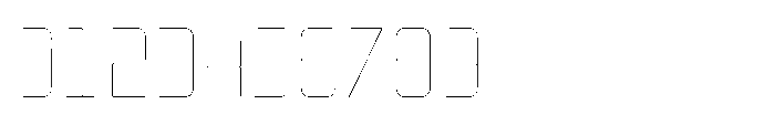 Mysteron Notched Hairline Font OTHER CHARS