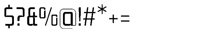 Mysteron Notched Regular Font OTHER CHARS