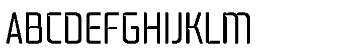 Mysteron Notched Regular Font UPPERCASE