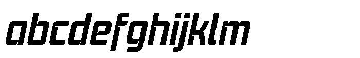 Mysteron Notched Semi Bold Italic FONT