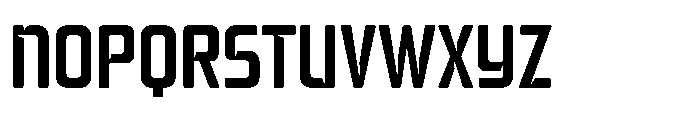 Mysteron Notched Semi Bold Font UPPERCASE