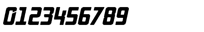 Mysteron Solid Bold Italic Font OTHER CHARS