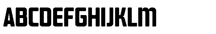 Mysteron Solid Bold Font UPPERCASE