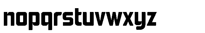 Mysteron Solid Bold Font LOWERCASE