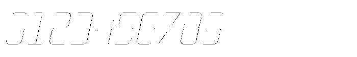 Mysteron Solid Hairline Italic Font OTHER CHARS