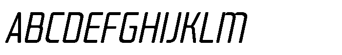 Mysteron Solid Italic Font UPPERCASE