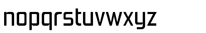 Mysteron Solid Medium Font LOWERCASE