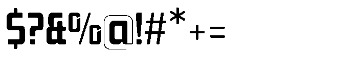 Mysteron Solid Semi Bold Font OTHER CHARS