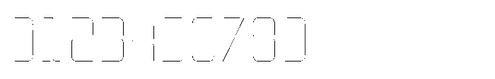 Mysteron Stencil Hairline Font OTHER CHARS