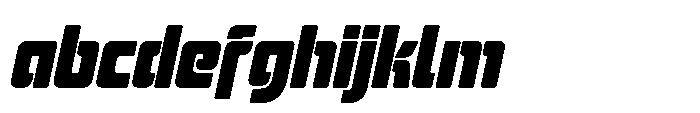 Mysteron Stencil Heavy Italic FONT