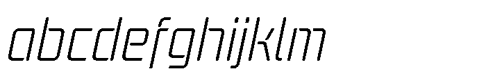 Mysteron Stencil Light Italic FONT