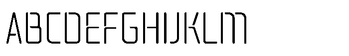 Mysteron Stencil Light Font UPPERCASE