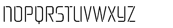 Mysteron Stencil Light Font UPPERCASE