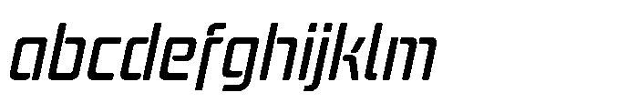 Mysteron Stencil Medium Italic FONT