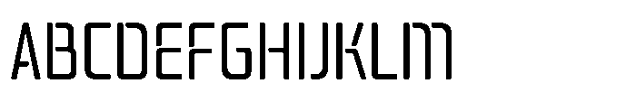 Mysteron Stencil Regular Font UPPERCASE