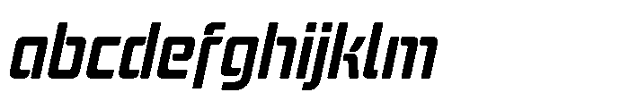 Mysteron Stencil Semi Bold Italic FONT