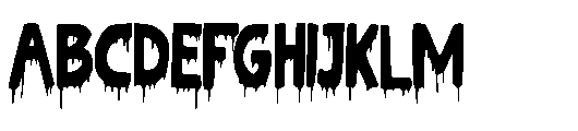 Mystery Blood Italic Mystery Blood Regular Font UPPERCASE