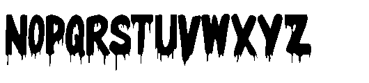 Mystery Blood Italic Mystery Blood Regular Font UPPERCASE