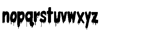 Mystery Blood Italic Mystery Blood Regular Font LOWERCASE