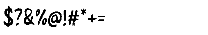 Mystery Halloween Font OTHER CHARS