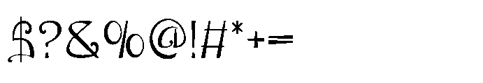 Mystic Order Font OTHER CHARS