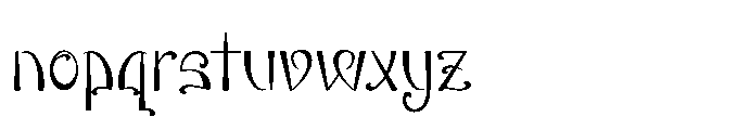 Mystic Order Font LOWERCASE