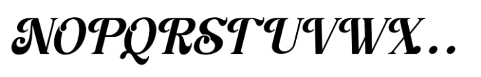Mystic Sunlite Italic Font UPPERCASE