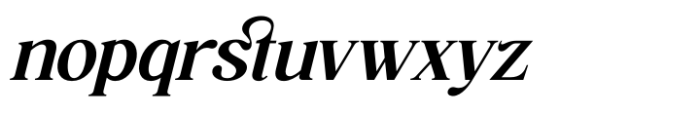 Mystic Sunlite Italic Font LOWERCASE
