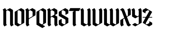 Mystic Venom Regular Font UPPERCASE