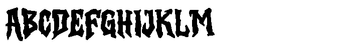 Mystical Night Font UPPERCASE