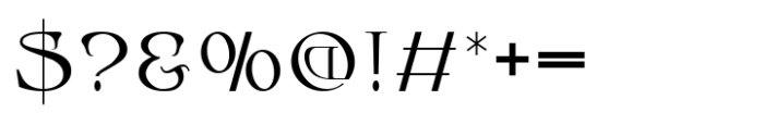 Mystiqua Typeface Font OTHER CHARS