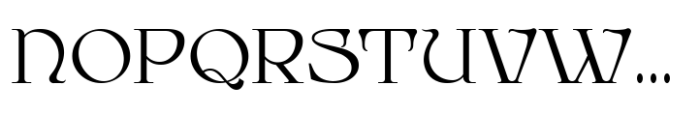 Mystiqua Typeface Font UPPERCASE