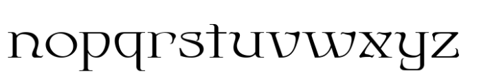 Mystiqua Typeface Font LOWERCASE