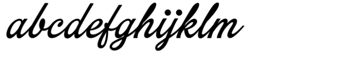 Myteri Script Bold Font LOWERCASE