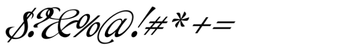 Myteri Script Italic Font OTHER CHARS