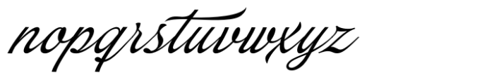 Myteri Script Italic Font LOWERCASE