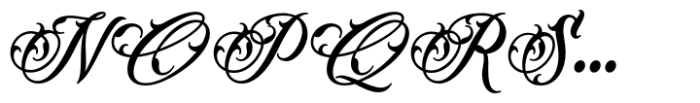 Myteri Tattoo Black Font UPPERCASE