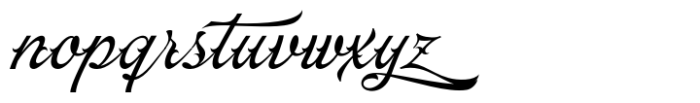 Myteri Tattoo Thin Font LOWERCASE