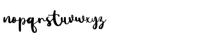 Mythical Christmas Script Font LOWERCASE