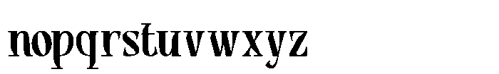 Mythor Font LOWERCASE