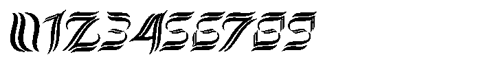 Mytik  Italic Regular Font OTHER CHARS