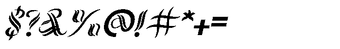 Mytik  Italic Regular Font OTHER CHARS