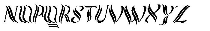 Mytik  Italic Regular Font UPPERCASE