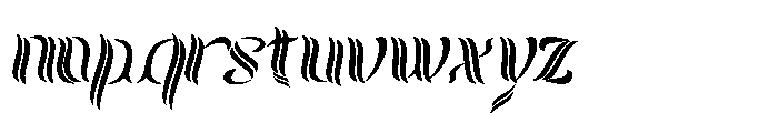 Mytik  Italic Regular Font LOWERCASE