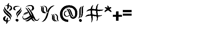 Mytik  Regular Font OTHER CHARS