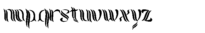 Mytik  Regular Font LOWERCASE