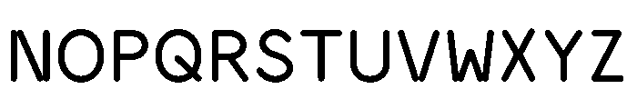 Myfont Font UPPERCASE