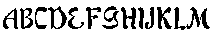 Mystic Regular Font UPPERCASE