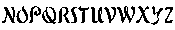 Mystic Regular Font UPPERCASE